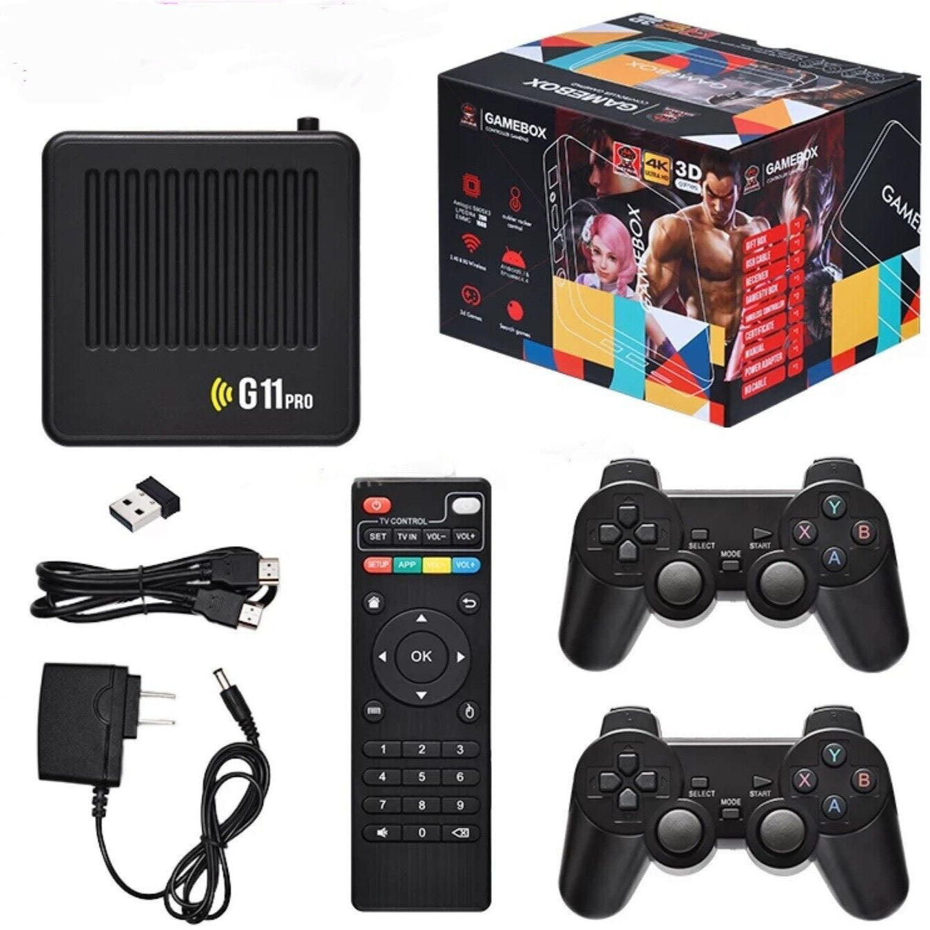 GAME G11 PRO + 45 000 jeux - 128G [Liquidation de stock - Achetez et recevez un Cadeau Exclusif]