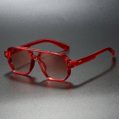Aaron - Lunettes de soleil rétro carrées