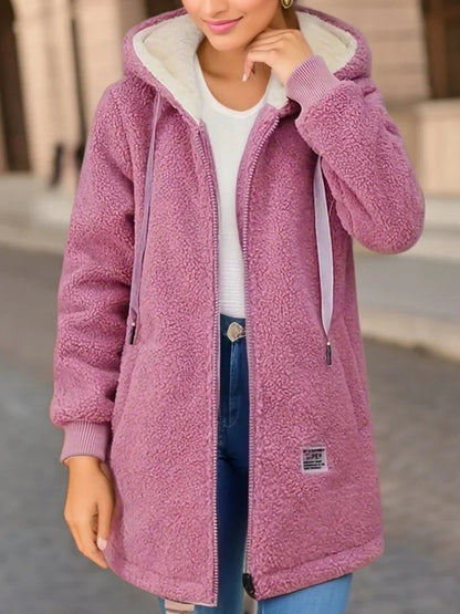 Jean - Manteau à Capuche Élégant et Décontracté