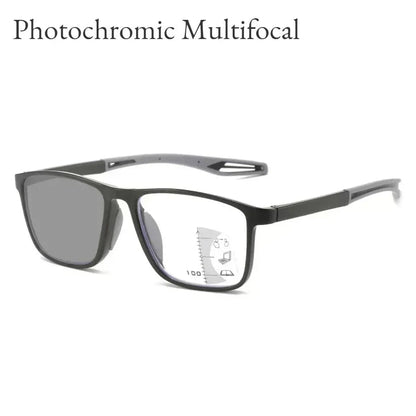 TR90 Anti-blue Light Multifocal Progressive Sports Reading Glasses {BUY 1 GET 1 FREE}