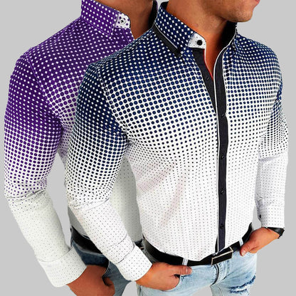 Curtis - Chemise décontractée à motif élégant