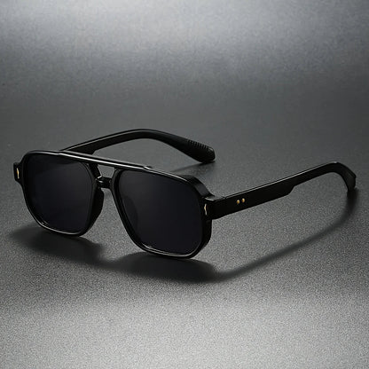 Aaron - Lunettes de soleil rétro carrées