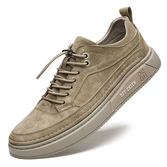 (2 POUR LE PRIX D’1)  Baskets Homme en Cuir Premium Off-Ekien + CADEAU