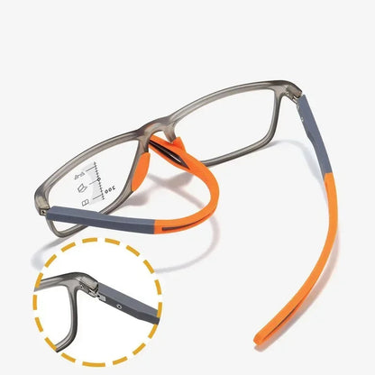 TR90 Anti-blue Light Multifocal Progressive Sports Reading Glasses {BUY 1 GET 1 FREE}