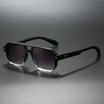 Aaron - Lunettes de soleil rétro carrées